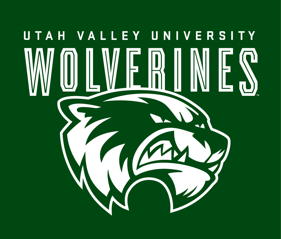 Utah Valley Wolverines 2012-Pres Alternate Logo 01 vinyl decal